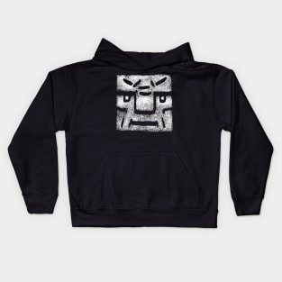 Gaming Head - Cube Face Kids Hoodie